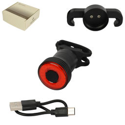 Фонарь задний интеллектуальный COMIRON "FOCUS" корпус авиационный CNC alloy; свет LED; Аккум 400mAh, Type-C; Крепеж: ремень/седло. Вес 43гр. /уп120/