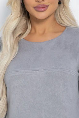 Платье Элегантная простота (серое) П12242-6 - Lt collection фото 3