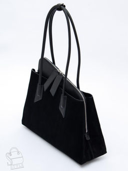 Сумка женская кожаная 6005L black Polina&Eiterou