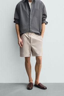 BERMUDA REGULAR FIT CONFORT / Tostado claro - Zara фото 2