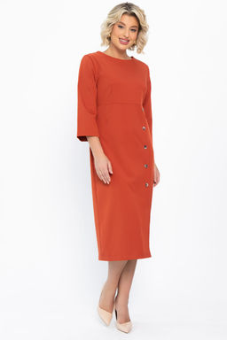Платье Твоё настроение (оранжевое) П14813-43М