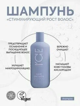 "NS" ICE Professional/ Home/ Hair Growth/ Шампунь Стимулирующий рост волос 250мл