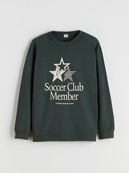 Bisiklet Yaka Erkek ?ocuk Sweatshirt