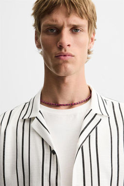 STRIPED FLOWING SHIRT - Zara фото 5
