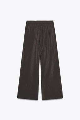 WIDE TROUSERS WITH ELASTIC WAISTBAND - Zara фото 8