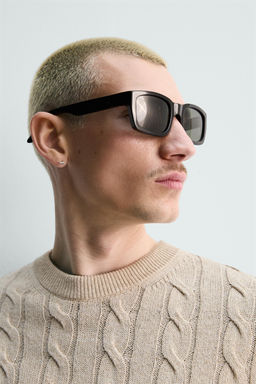 JERSEY TRENZAS MEZCLA ALGOD?N / Beige claro - Zara фото 5