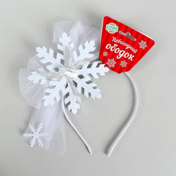 Карнавальный ободок «Снежинка»