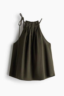 Top plisado con lazada