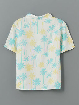 Bask?l? Erkek ?ocuk Poplin G?mlek