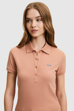 Kad_n Pudra Polo Yaka Basic Ti__rt