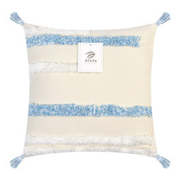 Наволочка декоративная Этель Бохо, 45х45 см, цвет молочный, 100% хлопок  фото 5
