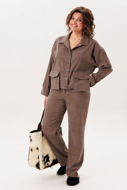 Брюки ANELLI 1815 жареный миндаль  фото 2