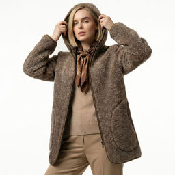 Куртка-ветровка ALTRO арт.1203-10 КАТАРИНА Марроне фото 3