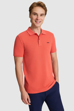 Erkek Kremit Regular Fit Polo Yaka Basic Ti__rt