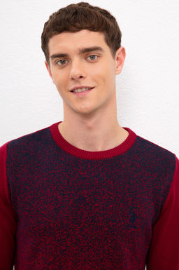 Мужской бордово-красный свитер Неожиданная скидка в корзине - U.s. polo assn фото 2