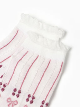 Носки женские «Белые узор», р-р 36-39