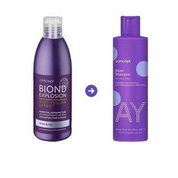 Серебристый шампунь для светлых оттенков для нейтрализации желтизны 91988