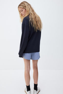 Camiseta de manga larga en punto - H&m фото 4