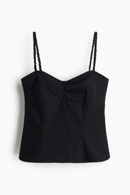 Top de tirantes fruncido - H&m фото 3