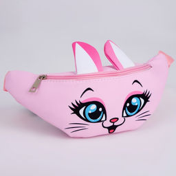 Сумка поясная детская Кошечка, 31 х см, отдел на молнии, цвет красный - NAZAMOK KIDS фото 2