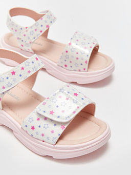 Bask?l? C?rt C?rtl? K?z ?ocuk Sandalet - Waikiki фото 3