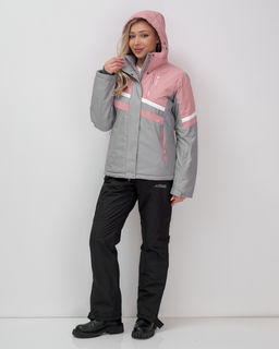 Горнолыжный костюм женский зимний серого цвета 02808Sr - Mtforce фото 5