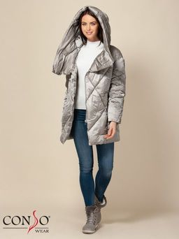 Conso/WEM 190501 - foil Полупальто утепленное женское