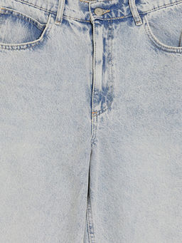 Bermuda Fit Kad?n Jean ?ortolon