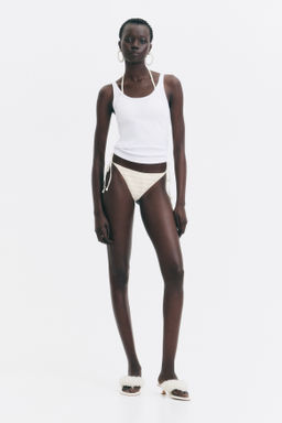 Braga de bikini con tiras de anudar - H&m фото 6