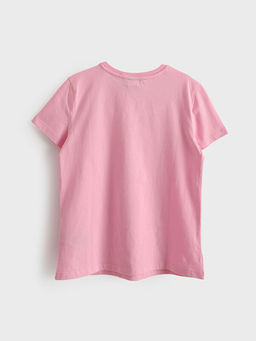 Bisiklet Yaka D?z K?z ?ocuk Ti??rt