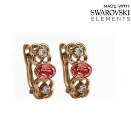 Серьги с кристаллами Swarovski