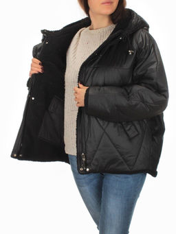 22309 BLACK Куртка зимняя двухсторонняя женская SNOW CLARITY - Fashion фото 7