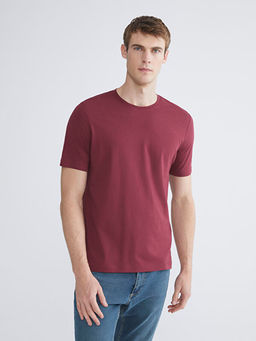 Bisiklet Yaka Penye Erkek Ti??rt