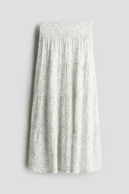 Falda escalonada con cintura nido de abeja - H&m фото 4
