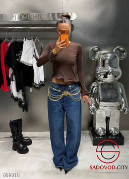 Лонгслив женский с манжетами - Bruno фото 7