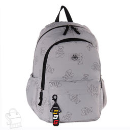 Рюкзак женский текстильный 1276PW l.gray Sikale в Новосибирске