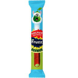 Цена за 10 шт Пастилки с маршмеллоу FRUZZZ Лаймик в кислой обсыпке 11г