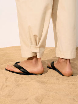 Брюки из хлопка широкого кроя ZR2605042115-61 / Zarina