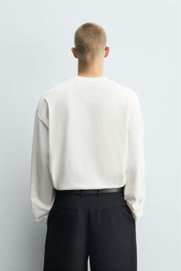 BOXY FIT EMBROIDERED T-SHIRT - Zara фото 4