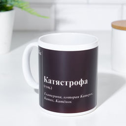 Кружка именная, сублимация  Катястрофа , микс, с нанесением - Дарим Красиво фото 5