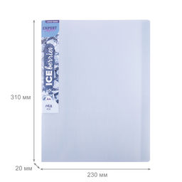 Expert Complete Trend ICEberries Папка с вкладышами 20 л. A4 600 мкм 20 мм лён 1 шт. лёд EC211520074