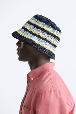 STRIPED CROCHET HAT - Zara фото 9