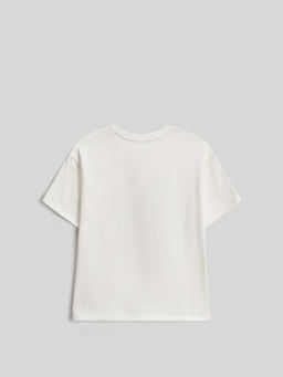 ACOOLA / Футболка детская для девочек Sonora молочный  фото 2