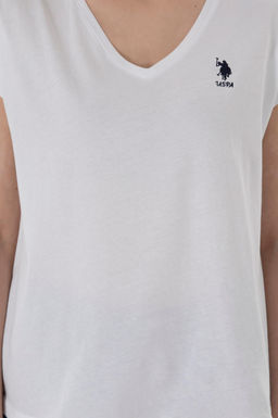Kad_n Beyaz Basic Ti__rt Sepette S_rpriz _ndirim - U.s. polo assn фото 7
