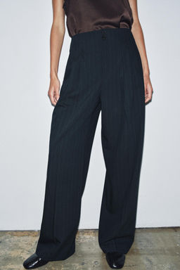 ZW COLLECTION PINSTRIPE TROUSERS