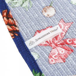 Салфетка хозяйственная 50х60см Зимнее чудо, вафельное полотно, хлопок 100%, плотность 245г/м2, без упаковки, Домашняя мода (Россия)  фото 5