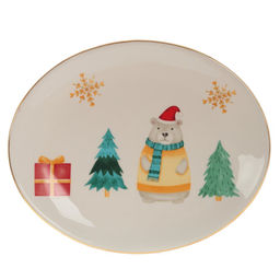 Блюдо, L30,5 W25 H2,5 см