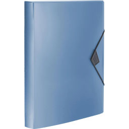 Папка на резинках Attache Metallics А4 800мкм, 40мм, синий  фото 2