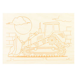 Выжигание. Доски для выжигания 10 шт "Спецтехника"