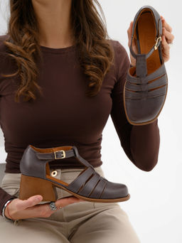 Босоножки 5036.23663bе.Вакса коричневый